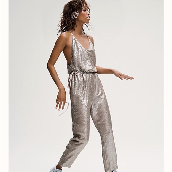 Free People Pants - Free People Sequin Jumpsuit
